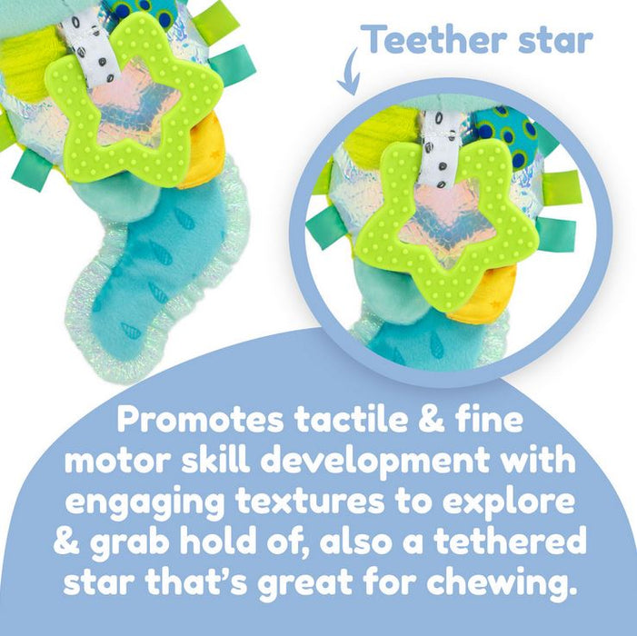 Lamaze The Axolotl Clip & Go Plush Take A-long