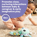 Lamaze The Axolotl Clip & Go Plush Take A-long