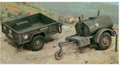 Italeri 250 Gal.s Tank Trailer - M101 Cargo Trailer 1:35