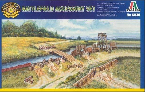 Italeri 1/72 Sc Battlefield Accessory Set