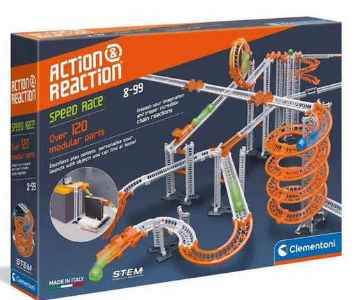 Clementoni Action And Reaction Speed Race  S.t.e.m Set