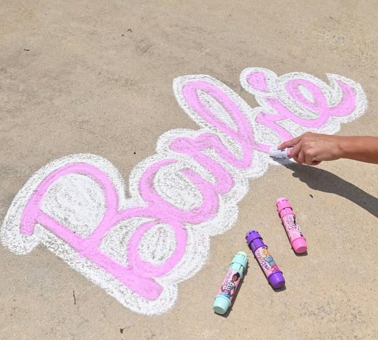 Barbie 5 Pack Adjustable Chalk Holders With Chalk