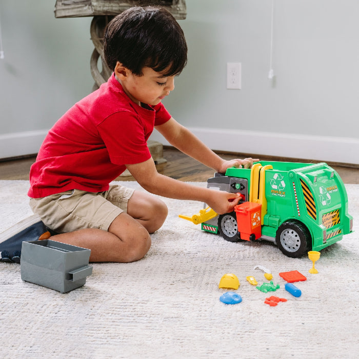Maxx Action 3-in-1 Garbage Truck Motorised Lights & Sounds