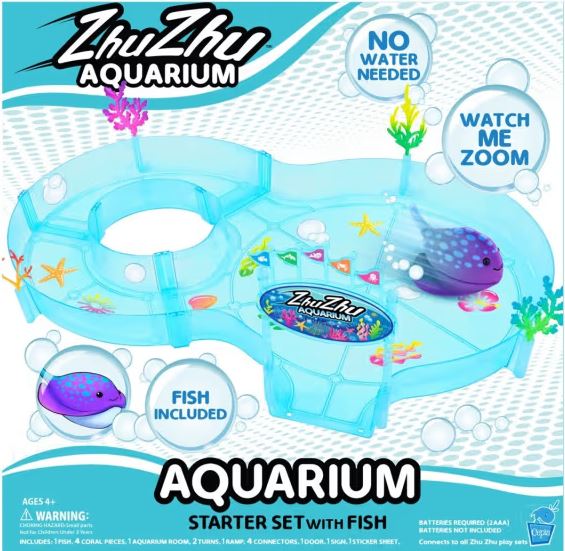 Zhu Zhu Aquarium Starter Set With Fish