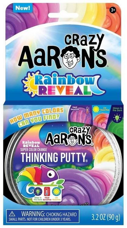 Crazy Aaron's Rainbow Reveal Trendsetters Thinking Putty