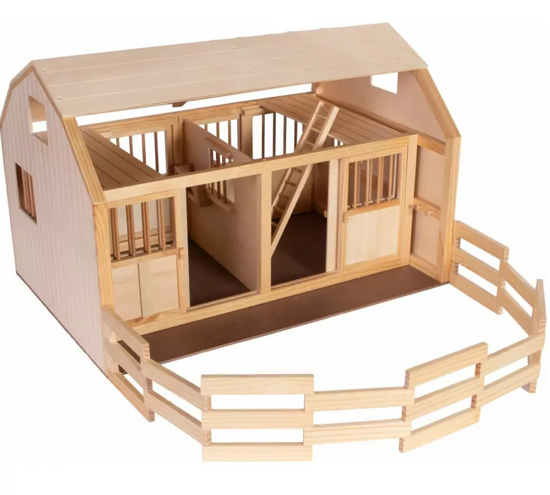 Countryside Horse Stable And Corral Wooden Playset