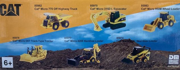 Diecast Masters Micro Construction Vehicles Assorted