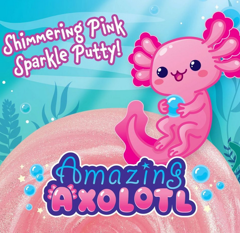 Amazing Arron's Trendsetter Thinking Putty Axolotl