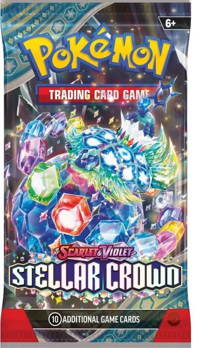 Pokemon Tcg Scarlet & Violet 7 Stellar Crown Booster Pack