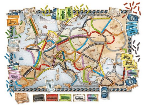Ticket To Ride Europe Boardgame