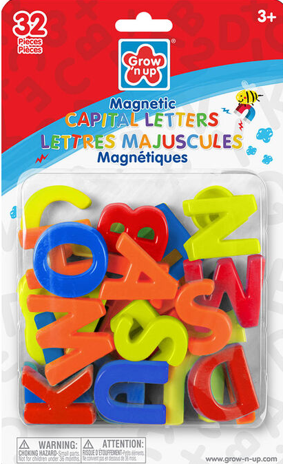 Magnetic Upper Case Letters 32 Piece