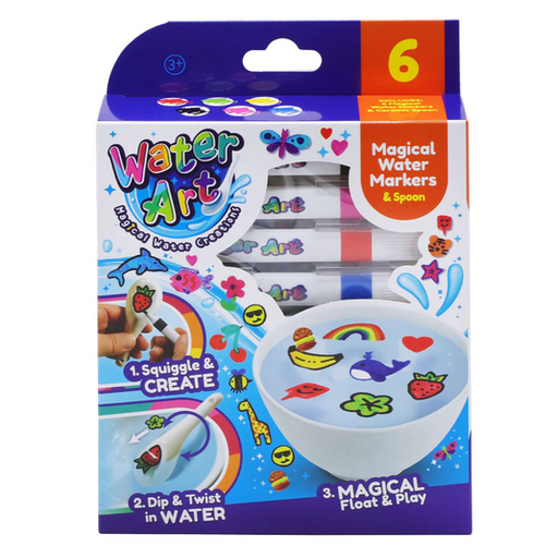 Water Art 6pk Markers With Ceramic Spoon