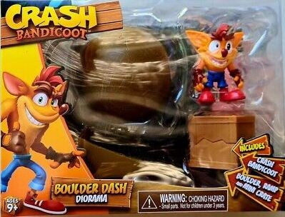 Crash Bandicoot Doulder Dash Diorama Ages:9+