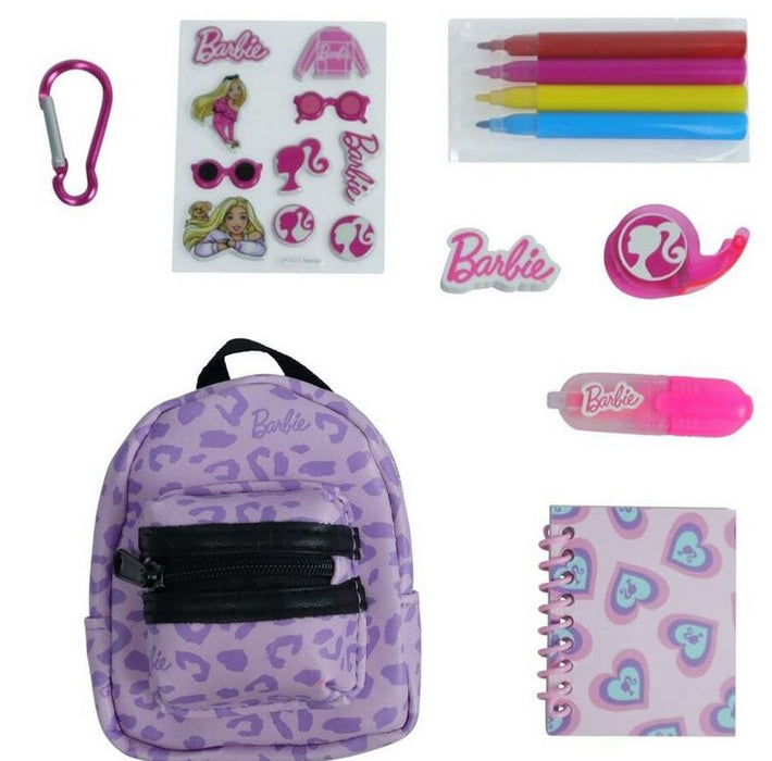 Barbie Mini Activity Backpack Purple With 6 Mini Surprises