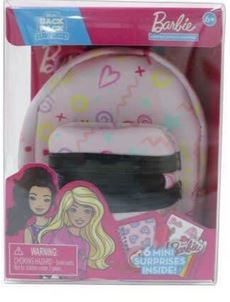 Barbie Mini Activity Backpack  + 6 Mini Surprise L/pink