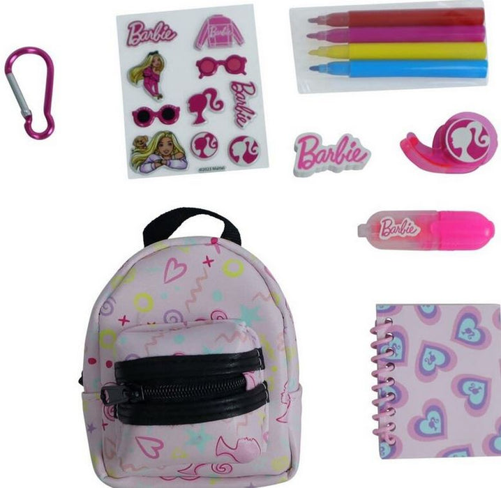 Barbie Mini Activity Backpack  + 6 Mini Surprise L/pink
