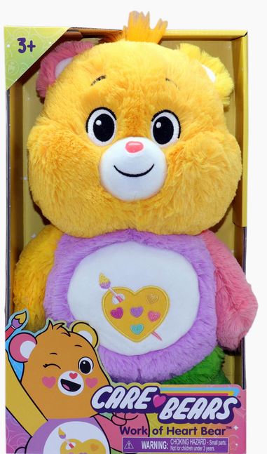 Care Bears Work Of Heart Bear Medium Plush (yellow)