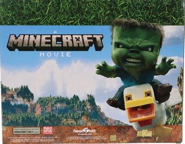 Minecraft Movie 10"twin Pack Ltd Ed Chicken Jockey Plush