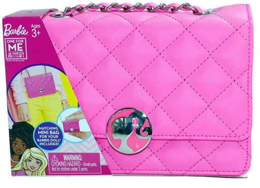 Barbie Handbag - Pink Quilted