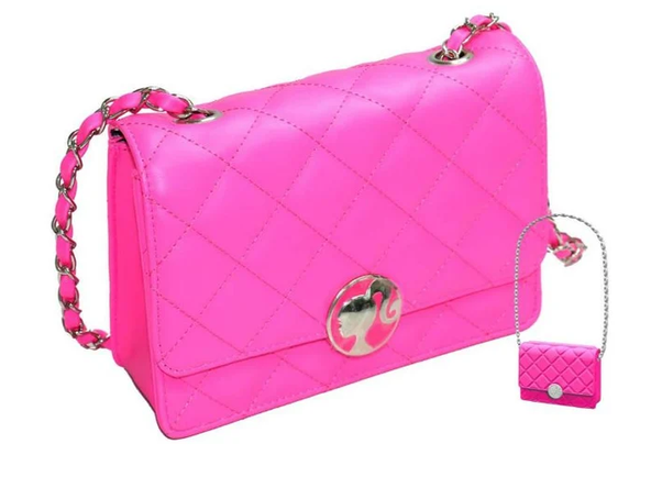 Barbie Handbag - Pink Quilted