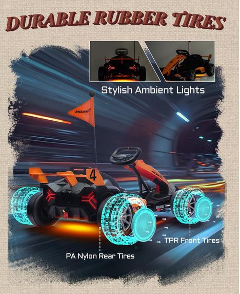 Mclaren Piastri 24 Volt F1 Ride-on Kart