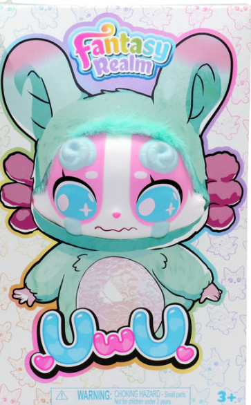 Uwu Fantasy Realm 10in" Plush Green Fish