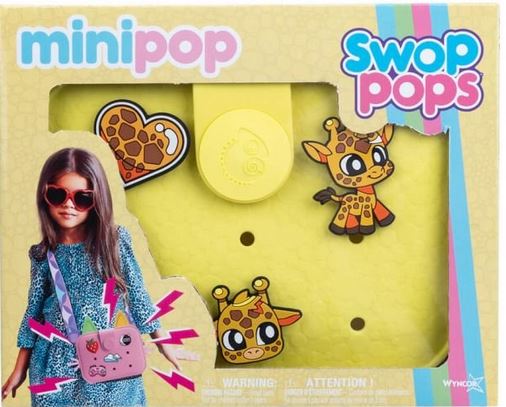 Swop Pops Yellow Purse Giraffe