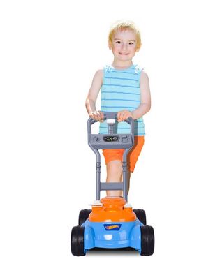 Hot Wheels Bubble N Go Mower Blue
