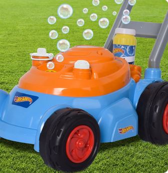 Hot Wheels Bubble N Go Mower Blue