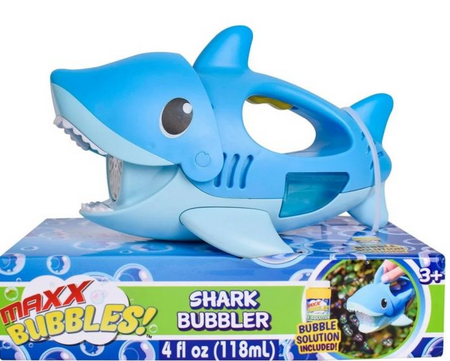 Maxx Bubbles Hand Held Shark Bower
