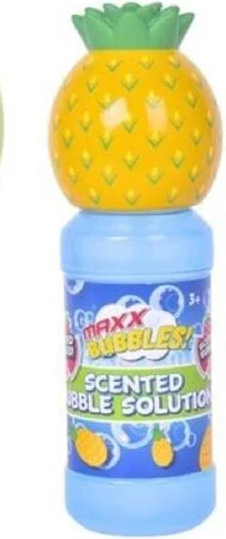 Maxx Pineapple Scented Bubble Solutions (236ml)