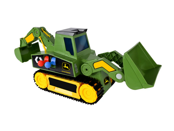 John Deere 2-in-1 Mega Excavator 46cm Motorised With Lights & Sounds