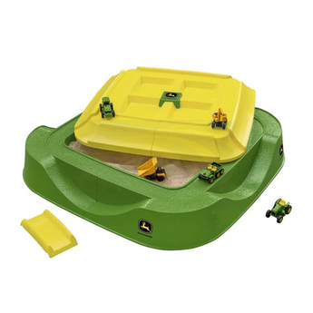 John Deere Sand Box Includes 5 Vehicles