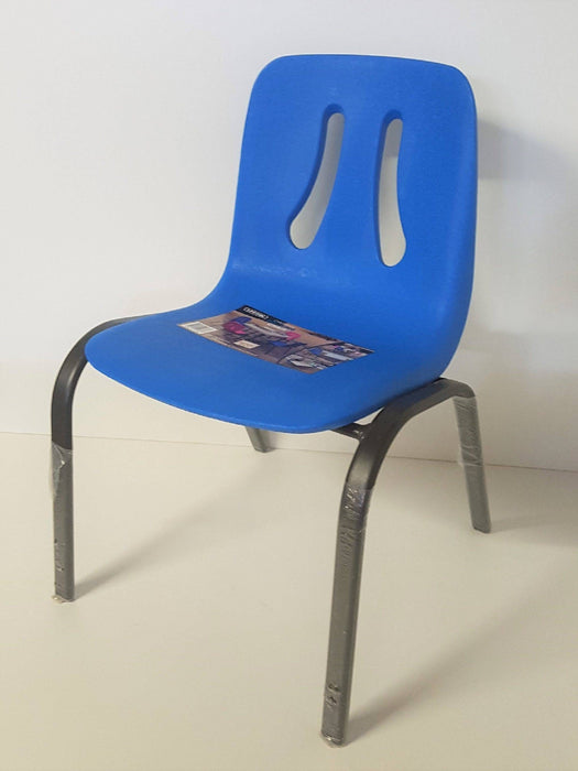 Plastic Easy Stack Chair Blue