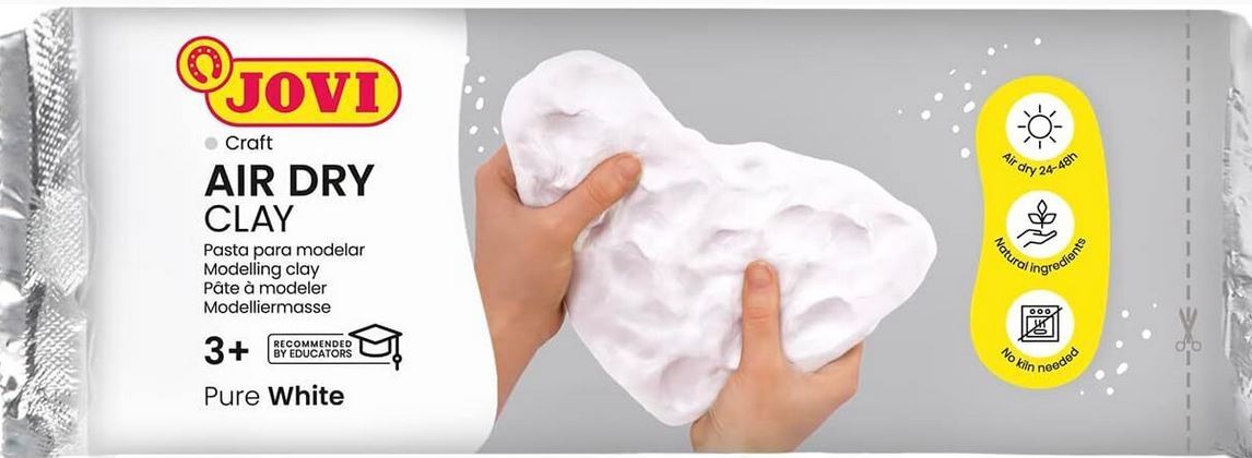Jovi Air Dry Clay Pure White 500 Gms