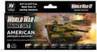 Vallejo Model Colour Ww111 American Armour 8 Acrylic Paint Set