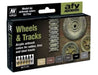 Vallejo Afv Colour Model Air Wheels & Tracks 6 Acrylic Set