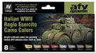 Vallejo Italian Ww11 Regio Esercito Camo 8 Airbrush Paint Set