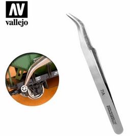 Vallejo Hobby Tools Curved Tweezers Stainless Steel