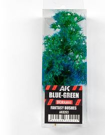 Akm Interactive Dioramas 1/35 Blue Green Fantasy Bushes