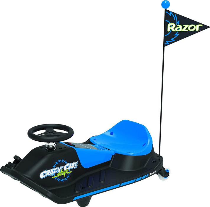 Razor Crazy Cart Shift Blue 12v Ride On (assembled)