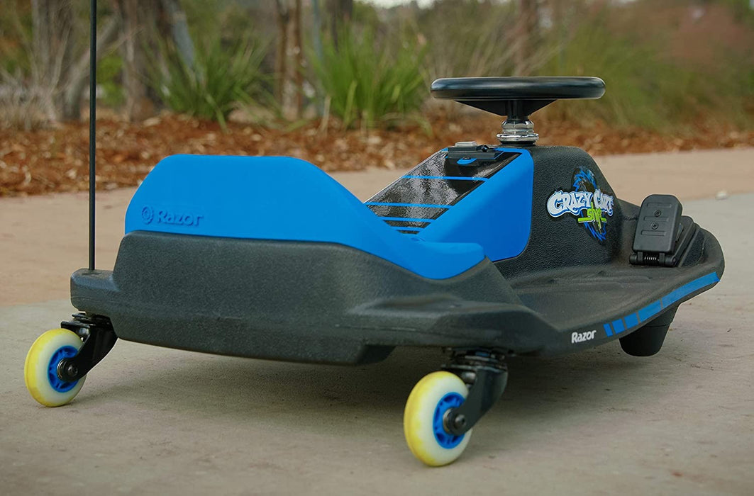 Razor Crazy Cart Shift Blue 12v Ride On (assembled)