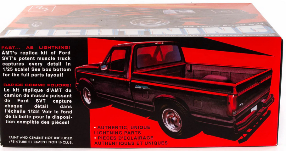 Amt 1/25 1994 Ford F-150 Lightninig Pickup Plastic Model Kit