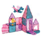 Magna Glitter Tiles Castle 25 Piece Set With 2 Figures 