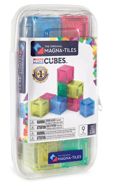 Magna-tiles - Mircomags - Cubes 9 Piece Set