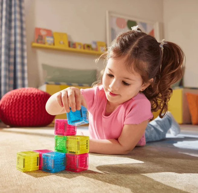 Magna-tiles - Mircomags - Cubes 9 Piece Set