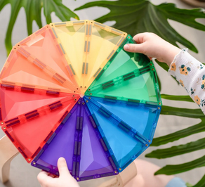 Connetix Rainbow Geometry 30 Pc Set