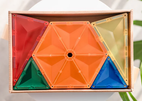 Connetix Rainbow Geometry 30 Pc Set