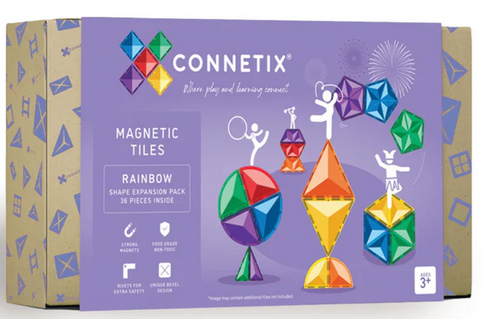 Connetix Rainbow Shape Expansion 36 Pc Set