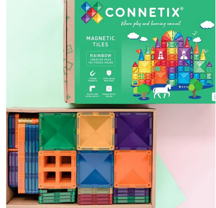 Connetix Tiles Rainbow Creative 102 Pc Pack
